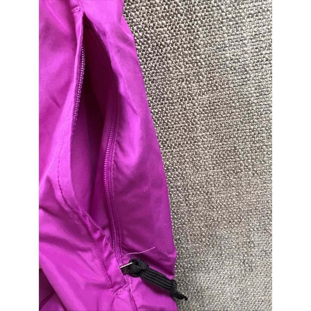 Vintage Nike 1/2 Zip Pullover Women's Medium Purple Spellout Zip Pockets Running